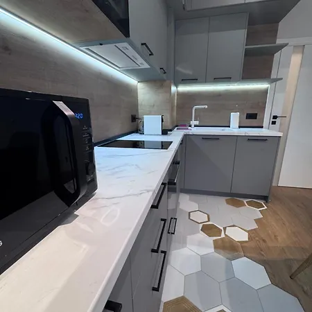 Free Private Garage Stylish Near Center Apartment Warna